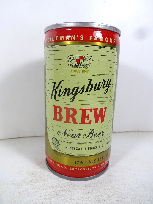 Kingsbury Brew Near Beer - Heileman - crimped